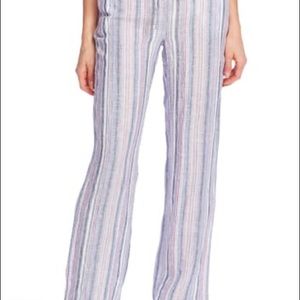 Vince Camuto Wide Leg Cabana Stripe Pants